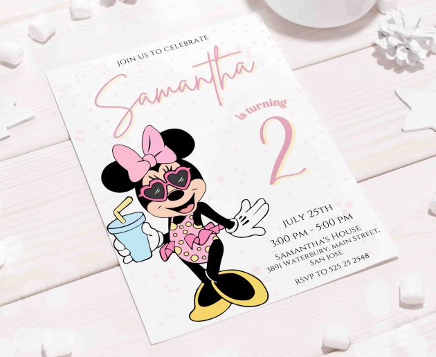 Minnie Editable Invitation Template - Image 6