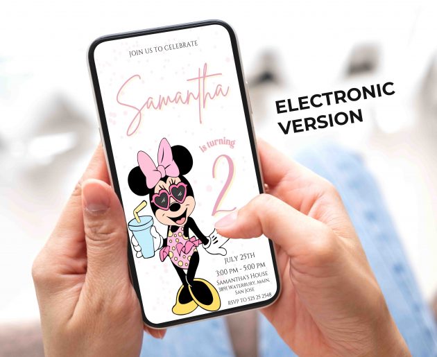 Minnie Editable Invitation Template - Image 4
