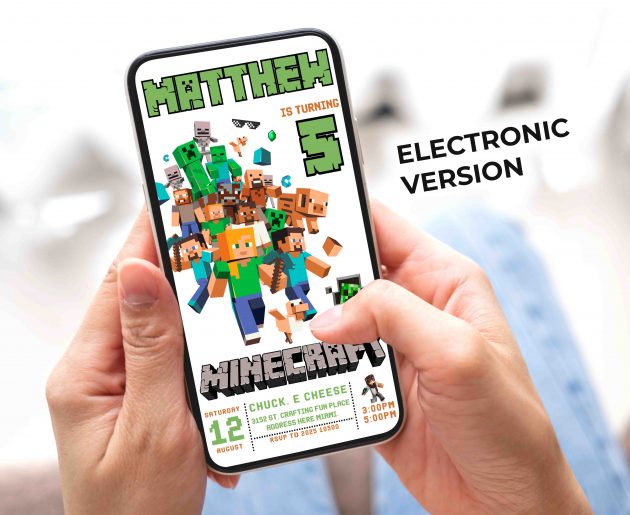 Minecraft Birthday Party Kit - Image 3