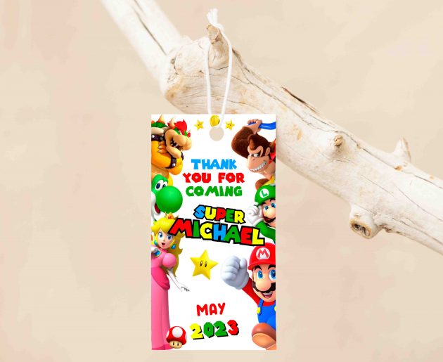 Super Mario Editable Invitation Template - Image 6