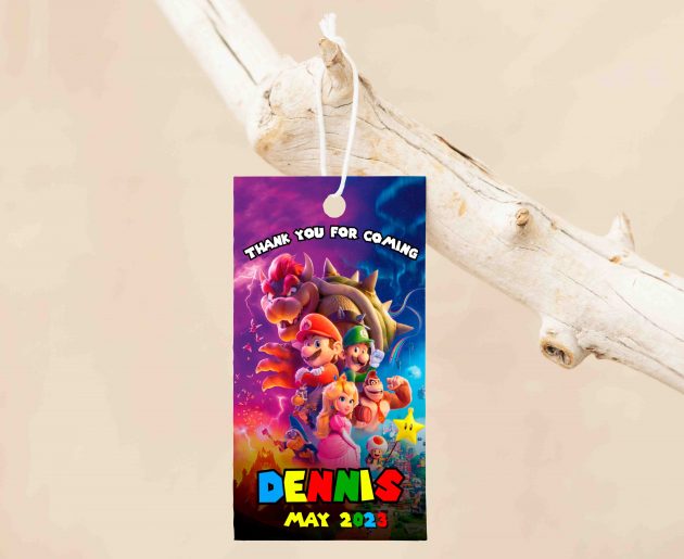 Super Mario Editable Invitation Template - Image 5