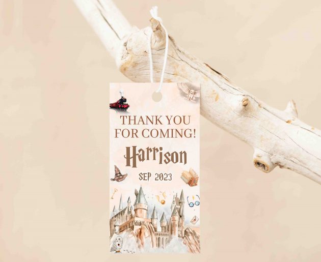 Wizard Harry Potter Editable Invitation Template - Image 4