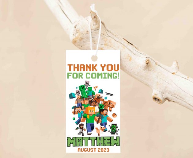 Minecraft Editable Invitation Template - Image 4