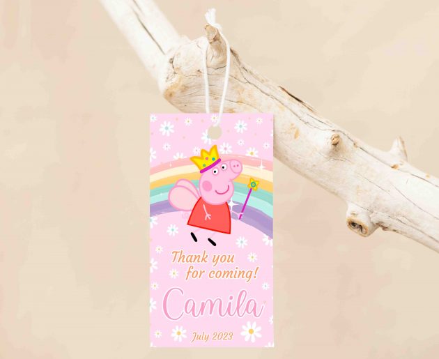 Peppa Pig Editable Invitation Template - Image 6