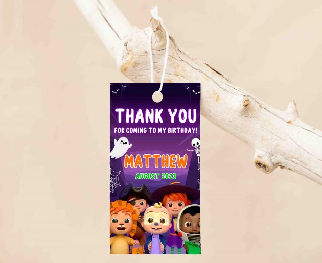 Cocomelon Spooky Editable Invitation Template - Image 4