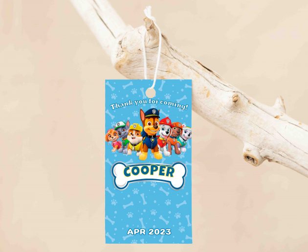Paw Patrol Editable Invitation Template - Image 5
