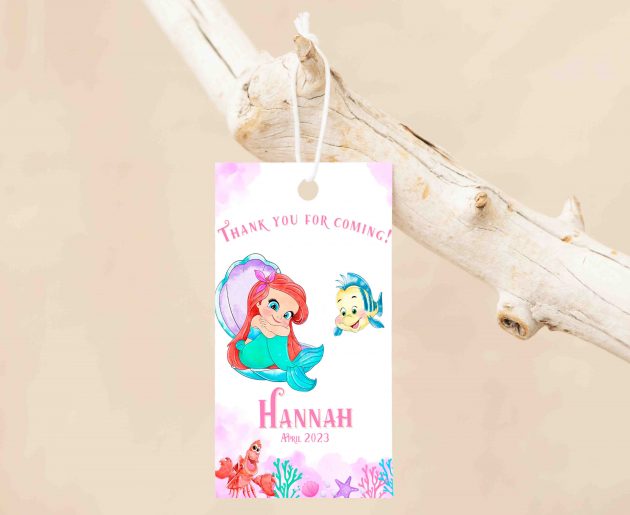 Little Mermaid Editable Invitation Template - Image 5