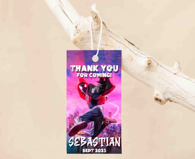 Spiderman Spiderverse Editable Invitation Template - Image 4