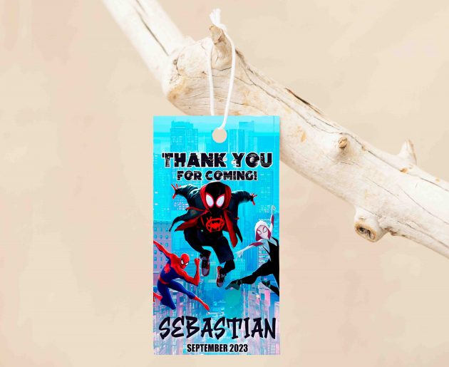 Spiderman Spiderverse Editable Invitation Template - Image 4