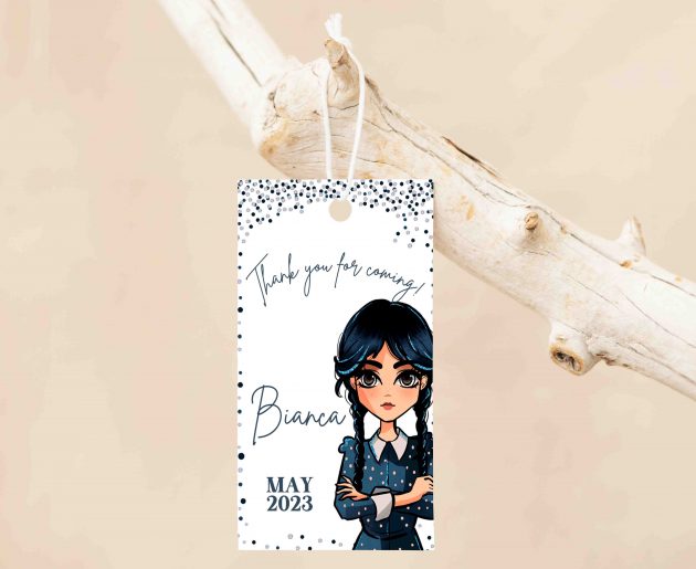 Wednesday Addams Editable Invitation Template - Image 5