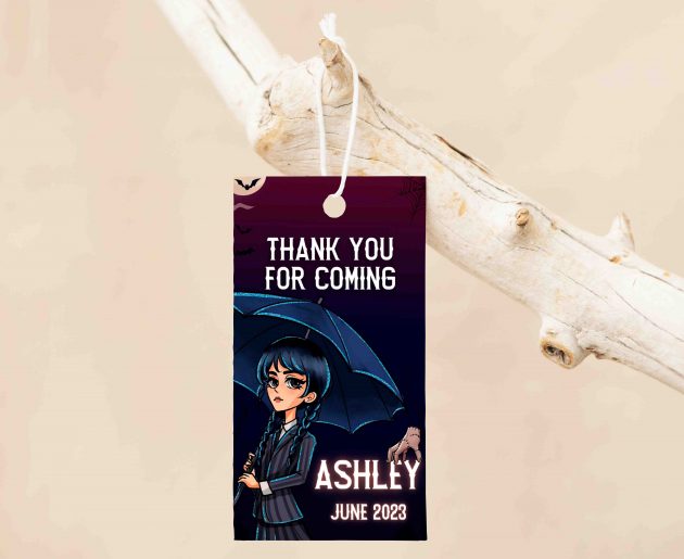 Wednesday Addams Editable Invitation Template - Image 5