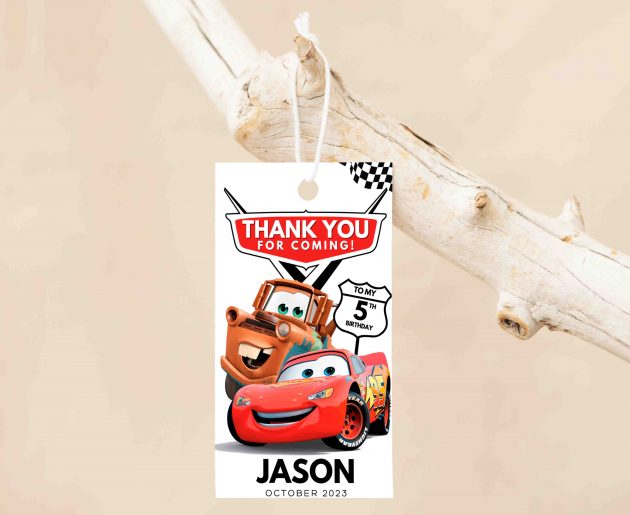 Cars Mater Editable Invitation Template - Image 4