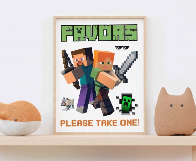 Minecraft Birthday Party Kit - Image 5
