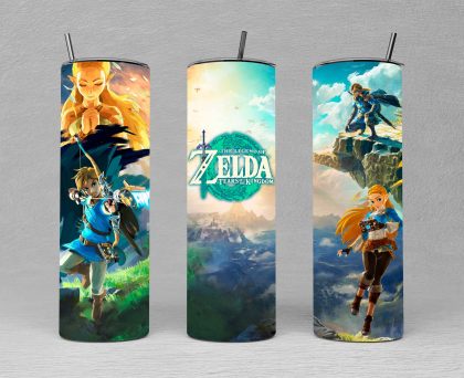 20oz Zelda Sublimation Tumbler Design