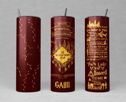 20oz Harry Potter Sublimation Tumbler Design