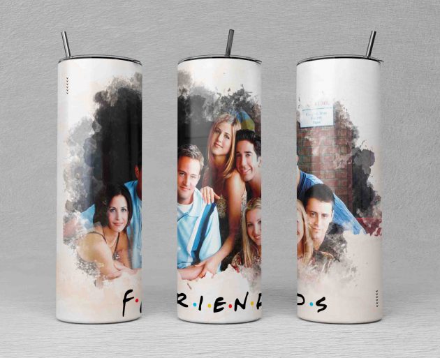 20oz Friends Sublimation Tumbler Design