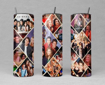20oz Friends Sublimation Tumbler Design