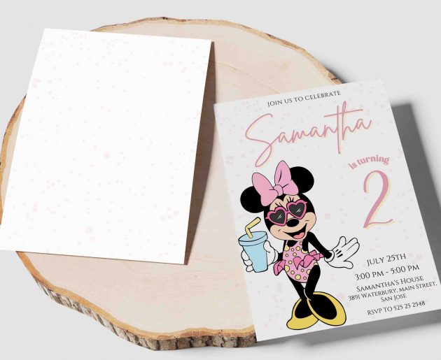 Minnie Editable Invitation Template - Image 3
