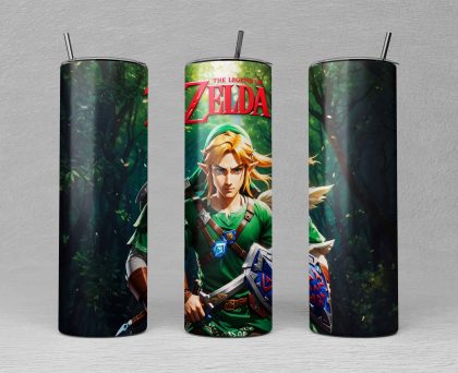 20oz Zelda Sublimation Tumbler Design