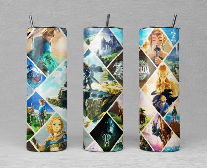 20oz Zelda Sublimation Tumbler Design