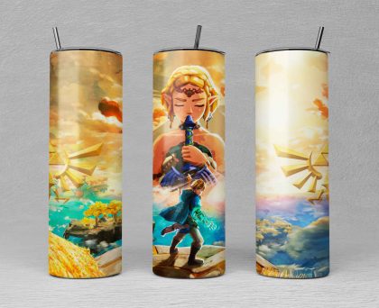 20oz Zelda Sublimation Tumbler Design