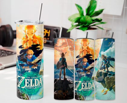 20oz Zelda Sublimation Tumbler Design