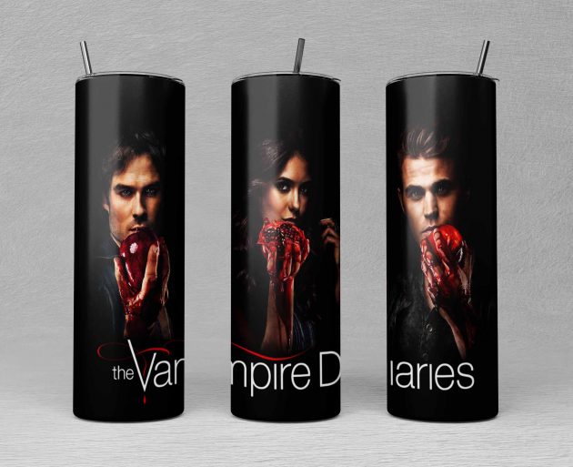 20oz The Vampire Diaries Sublimation Tumbler Design