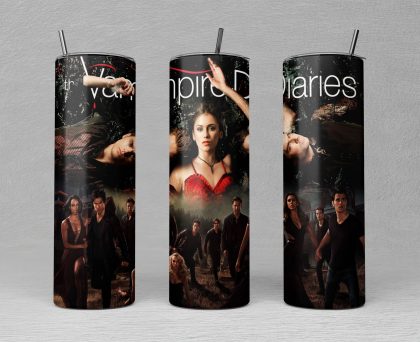 20oz The Vampire Diaries Sublimation Tumbler Design