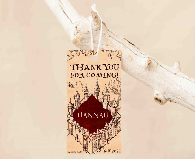 Marauders Map Harry Potter Editable Invitation Template - Image 5