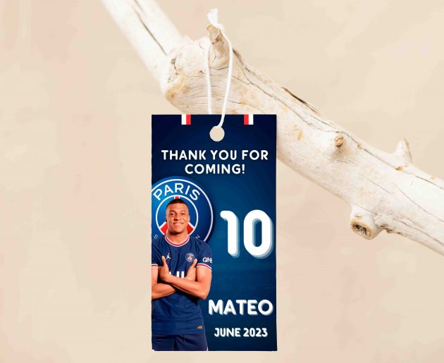 Mbappe PSG Editable Invitation Template - Image 5