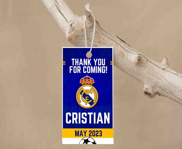 Real Madrid Editable Invitation Template - Image 5