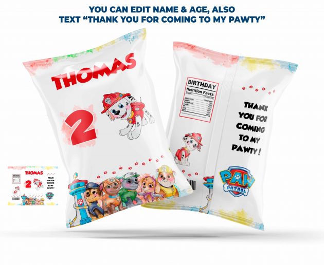 Marshall Paw Patrol Party Pack Templates - Image 7