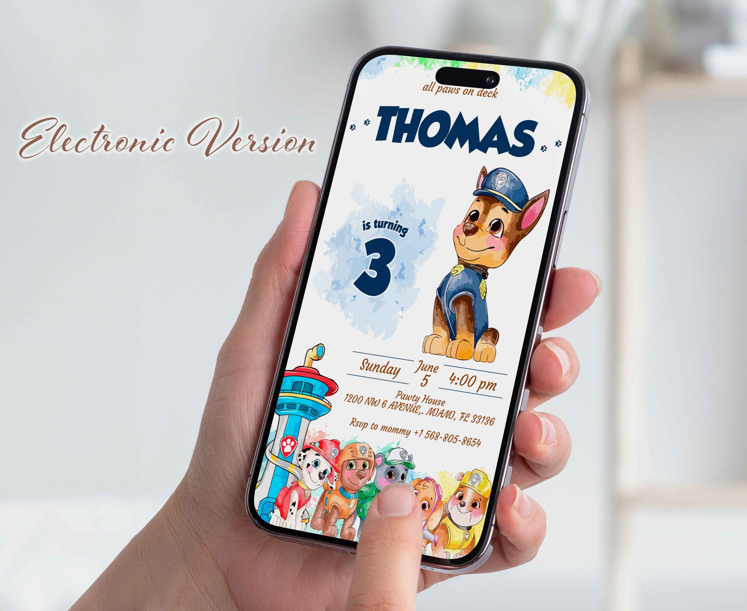 Chase Paw Patrol Party Pack Templates - Image 4