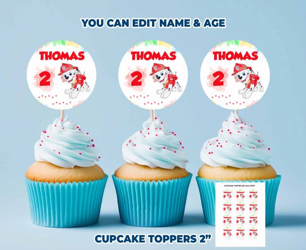 Marshall Paw Patrol Party Pack Templates - Image 6