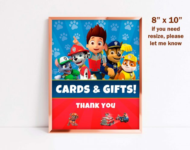 Paw Patrol Editable Welcome Sign - Image 2