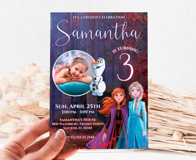 Frozen Template Invitation - Image 7