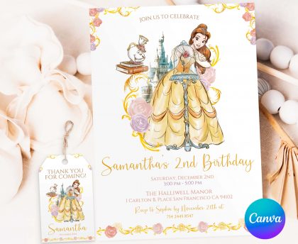 Bella Princess Invitation