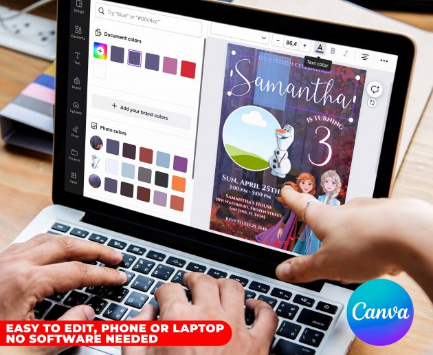 Frozen Template Invitation - Image 6