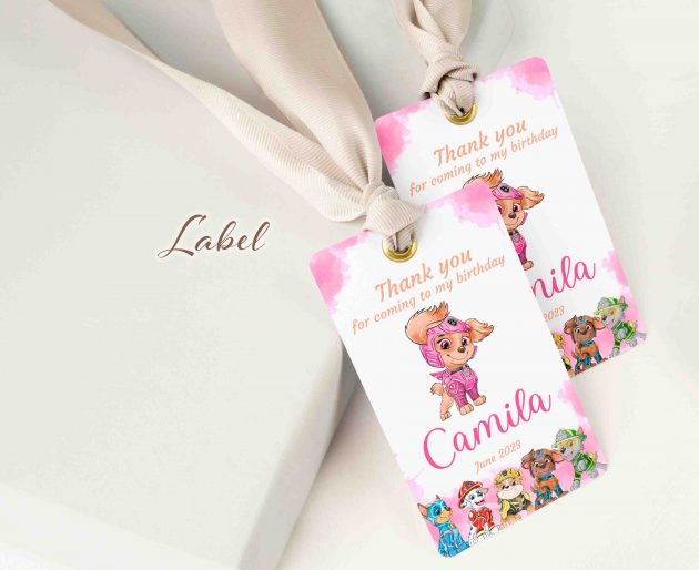 Watercolor Skye Invitation Template - Image 4